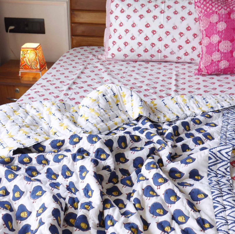 local-kala-bird-blue-razai-i-comforter