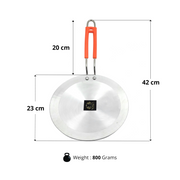 Aluminium Tawa/Griddle with – Flat Griddle Tawa