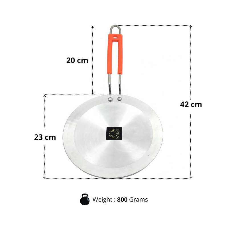 Aluminium Tawa/Griddle with – Flat Griddle Tawa