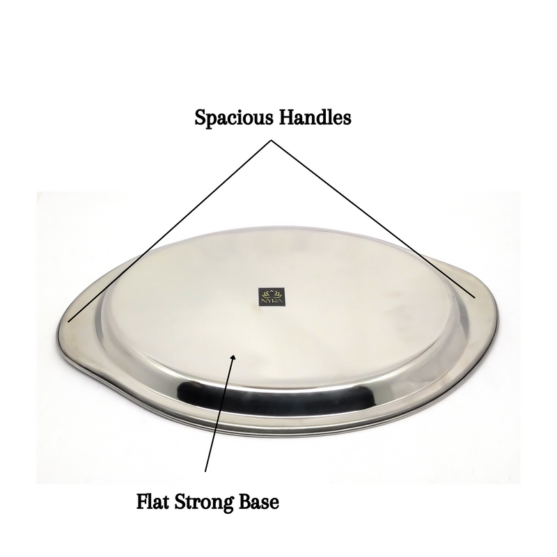 Stainless Steel Mango Shaped Serving Tray/Salver – Serving Tray