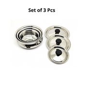 Stainless Steel Biryani Handis with Lid & PVC Knob – Cooking Handi