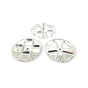 Stainless Steel 3-Plate Fancy Idly Stand with 3 Unique Designs – Kitchen Utensil