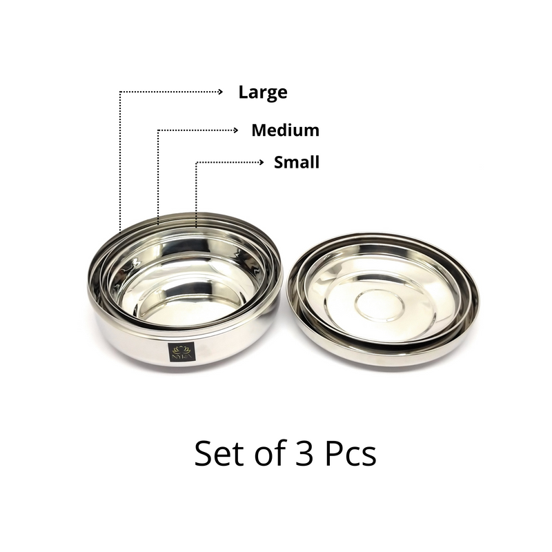 Stainless Steel Chapati Box Set – Chapati Storage Box