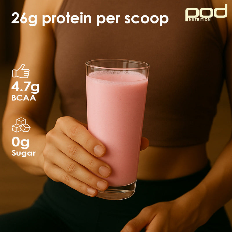 Pod Nutrition Real Strawberry Plant Nutrition Powder