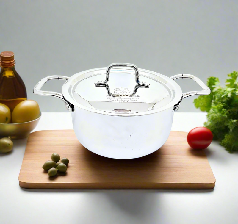 Triply Stainless Steel Saucepot/Bonton/Cooking Pot – Kitchen Utensil