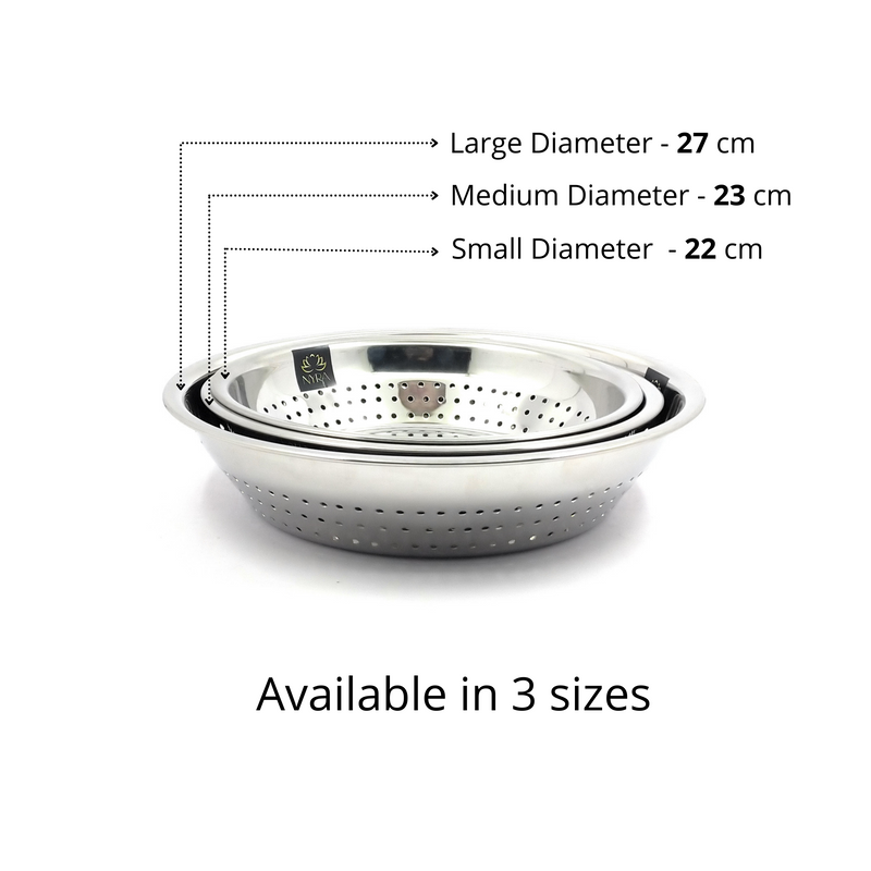 Stainless Steel Strainer & Colanders – Kitchen Utensil