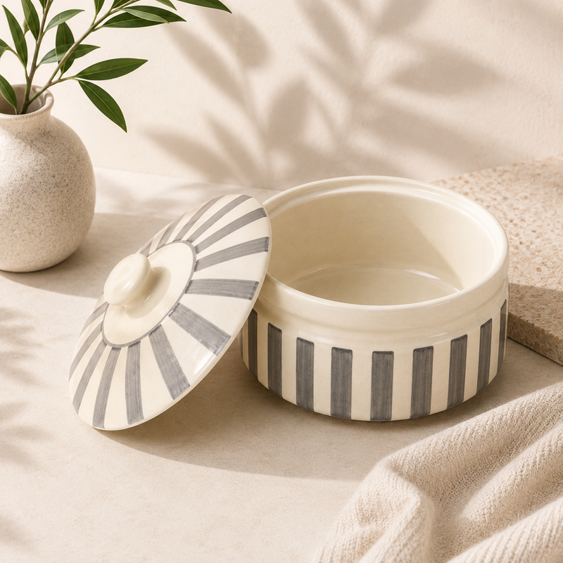 ceramic-kitchen-noir-ivory-stripe-casserole-set