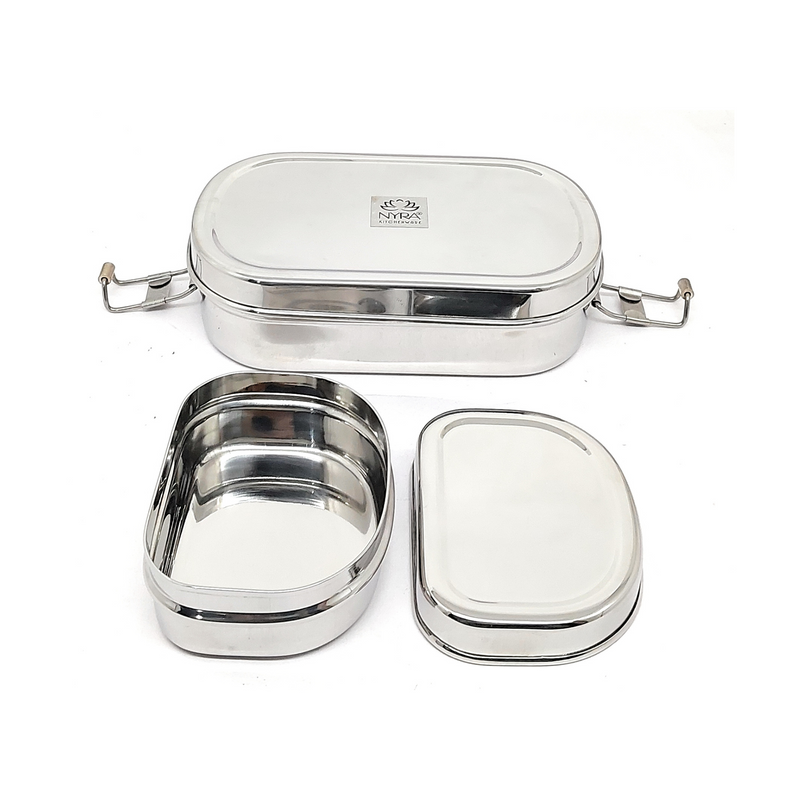 Stainless Steel Locking Clips Lunch Box – Storage Container
