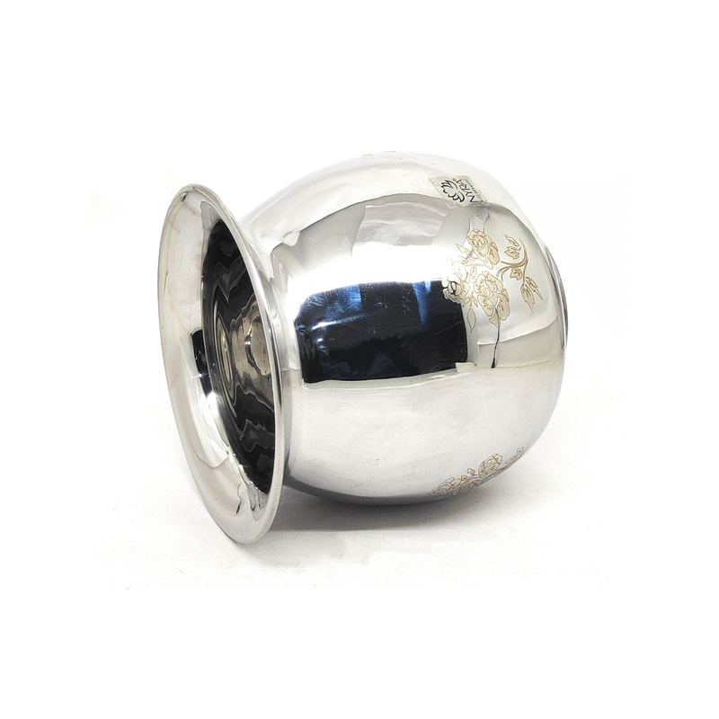 Stainless Steel Lassi Lota with Engraved – Kitchen Utensil
