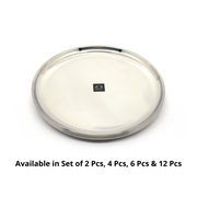 Stainless Steel Plates Set – Kitchen Utensil