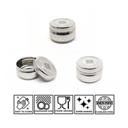 Stainless Steel Mini Containers Set - 3-Piece – Storage Container