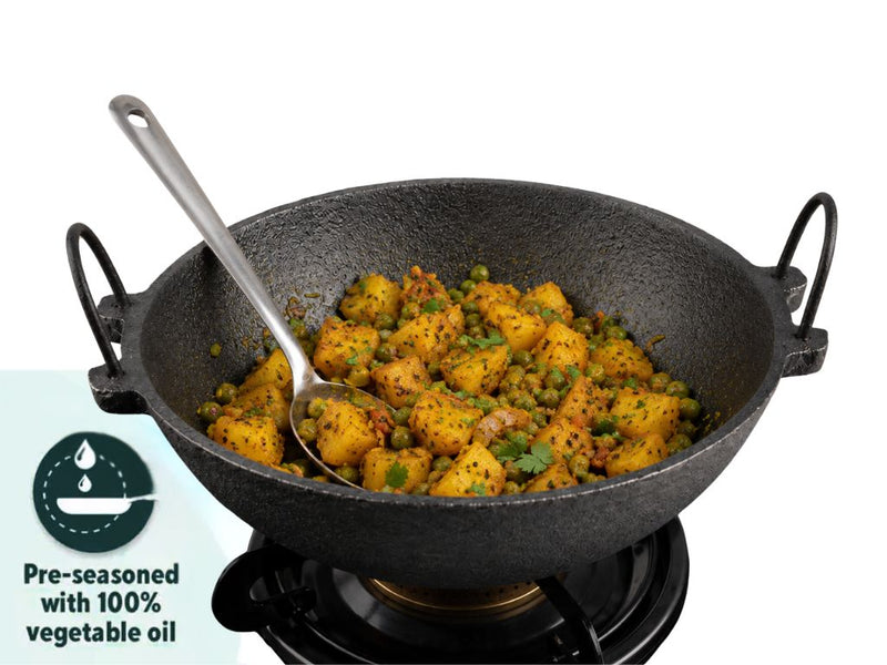 Cast Iron Kadai Combo