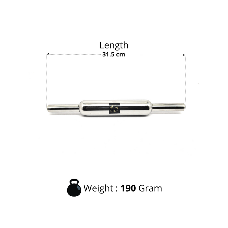 Stainless Steel Chapati Roller Pin – Kitchen Utensil