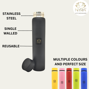 Stainless Steel Single Wall Pocket Water Bottle  – Water Bottle