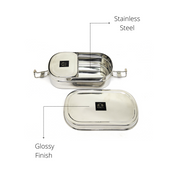 Stainless Steel Rectangular Lunch Box – Storage Container