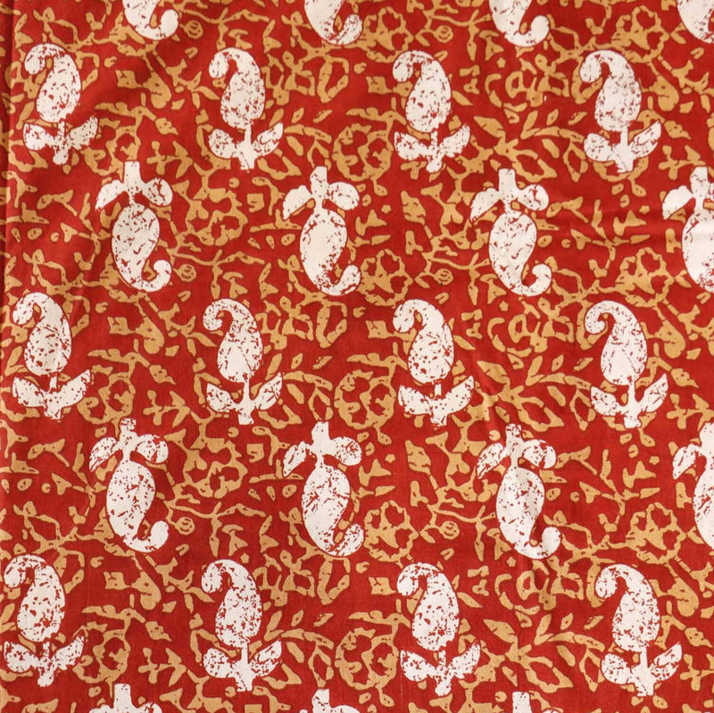 local-kala-dabu-orange-single-bed-bedsheet-60x90-inches