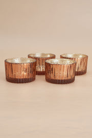 Nurture India Tealights Box Copper Gift Hamper 4-Piece Set