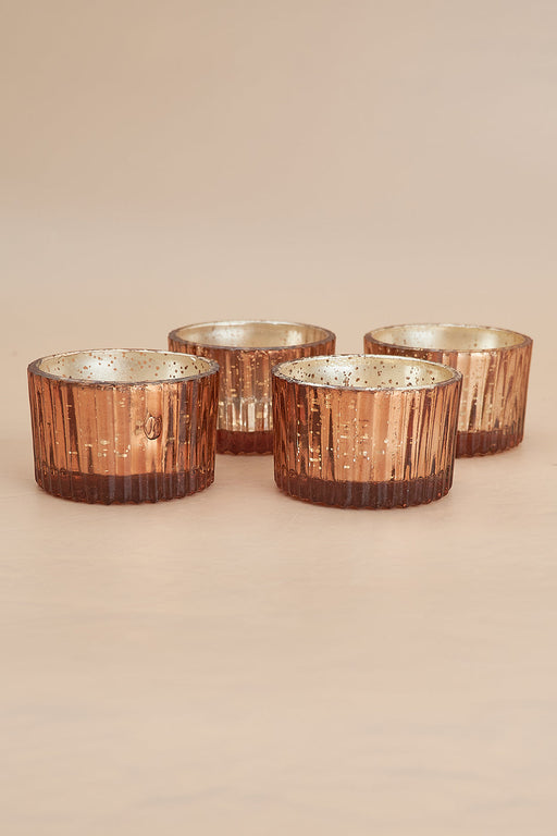 Nurture India Tealights Box Copper Gift Hamper 4-Piece Set