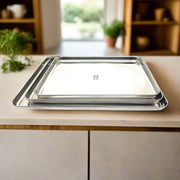 Stainless Steel Glossy-finish Serving Trays – Serving Tray
