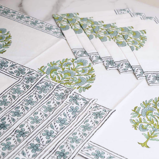 local-kala-vriksh-6-mats-and-6-napkins-and-runner-set