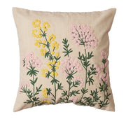 Nurture India Tufted Embroidered Cushion Cover 16x 16-Inch
