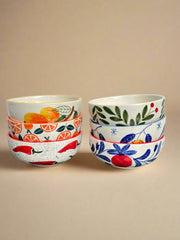 Nurture India Multi Color Art Small Bowls