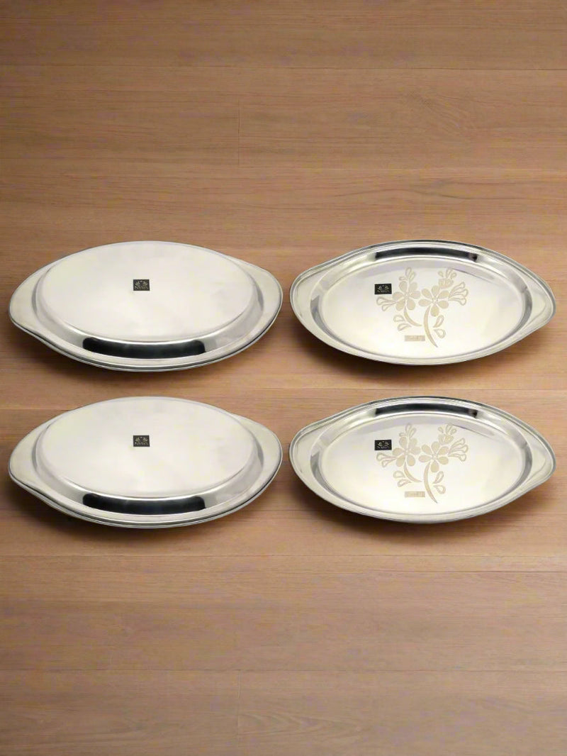 Stainless Steel Mango Shaped Serving Tray/Salver – Serving Tray