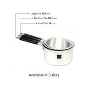 Aluminum Multipurpose Sauce Pan with Strong PVC Handle – Kitchenware