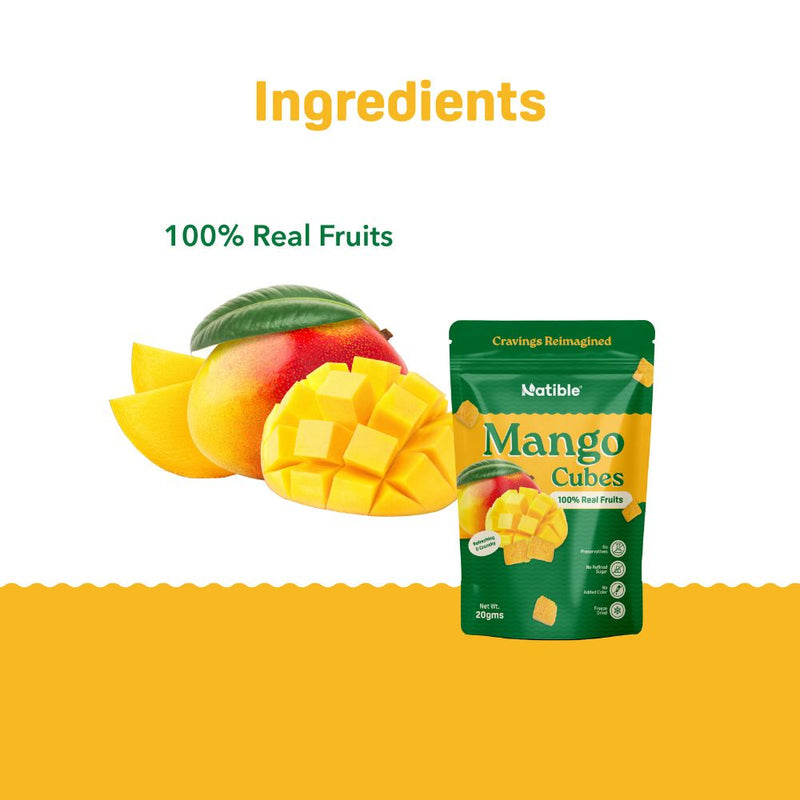 Natible Mango Freeze Dried – Naturally Fruity Snack