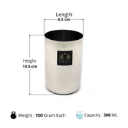 Stainless Steel Glass/Tumbler for Water, Milk, Juice, Soft Drink – Drinking Tumbler