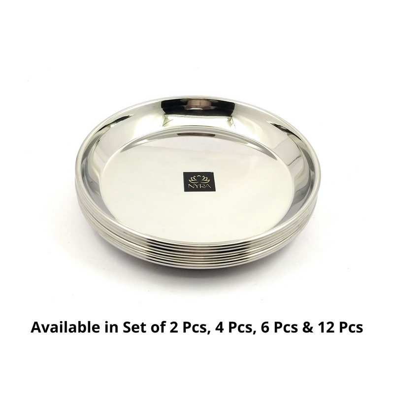 Stainless Steel quarter-size Plates  – Kitchen Utensil