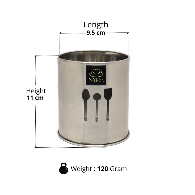 Stainless Steel Spoon Stand Cutlery Holder/Organizer – Cooking Spoon