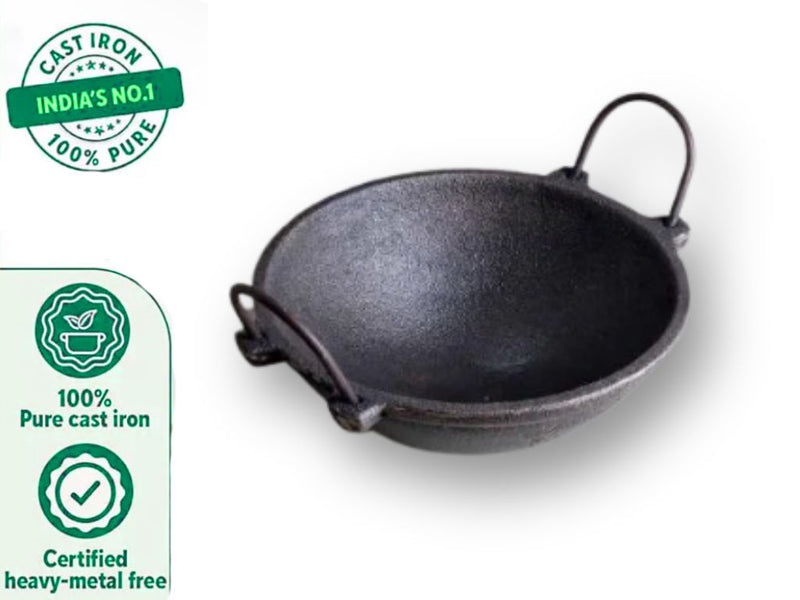 Cast Iron Kadai Combo