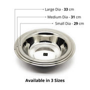 Stainless Steel Deep Mixing Bowl – Serving Bowl