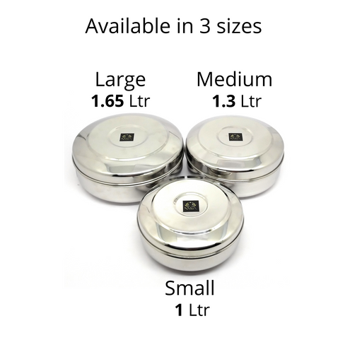 Stainless Steel Chapati Box – Chapati Storage Box