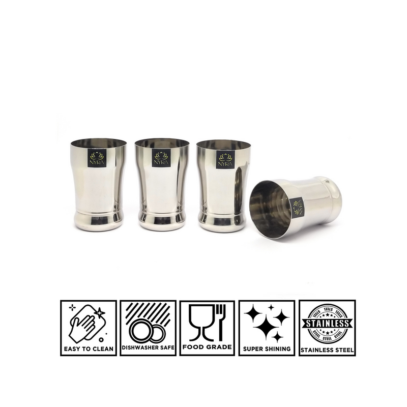 Stainless Steel Glass/Tumbler Set – Drinking Glass