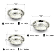 Stainless Steel Strainer/Rice/Chawal Chalni – Kitchen Utensil