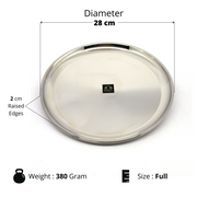 Stainless Steel Plates Set – Kitchen Utensil