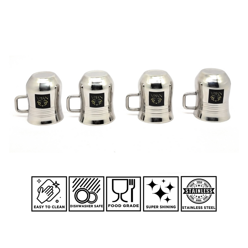 Stainless Steel Tea & Coffee Mugs – Kitchen Utensil
