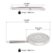 Stainless Steel Roaster and Steel Tong Combo – Kitchen Utensil