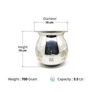 Stainless Steel Lassi Lota with Engraved – Kitchen Utensil