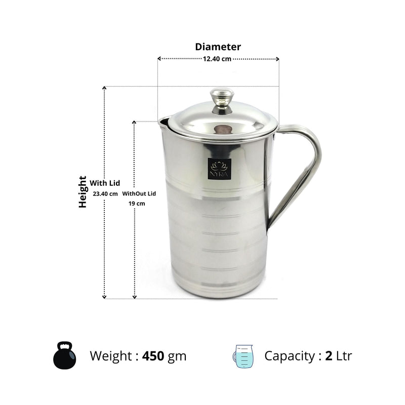 Stainless-Steel Spot-Welding Jug with – Kitchen Utensil