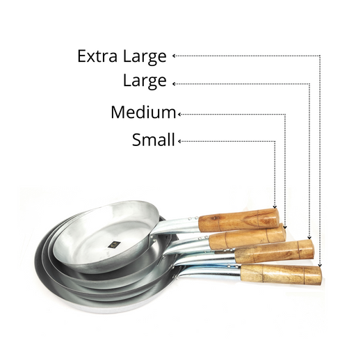 Iron Chinese Fry Pan with Wooden Handle – Frying Pan