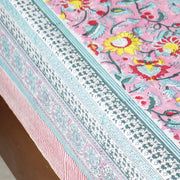local-kala-gulabi-jaal-handblock-bedsheet-100x108-inches