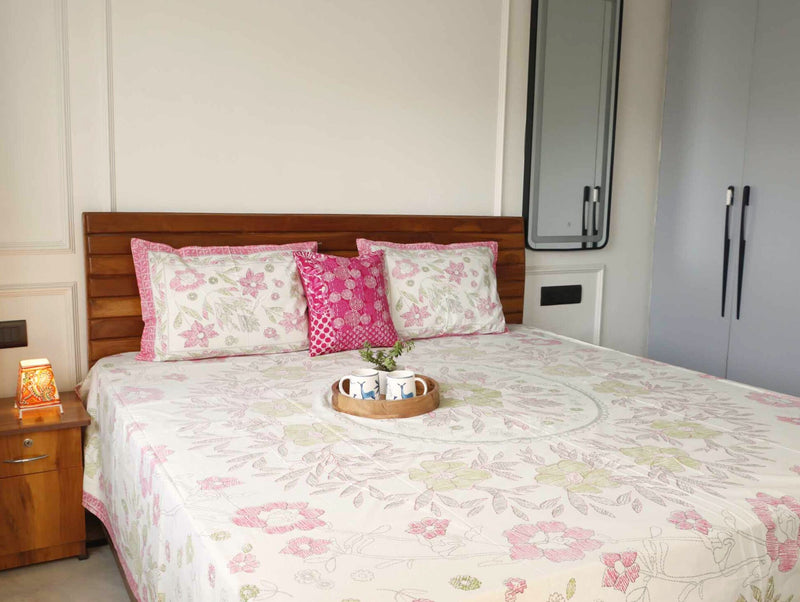 local-kala-crayons-pink-flat-i-fitted-bedsheet-108x108-inches