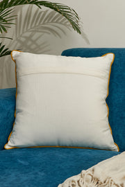 Nurture India on Branch Embroidered Cushion Cover 16x 16-Inch