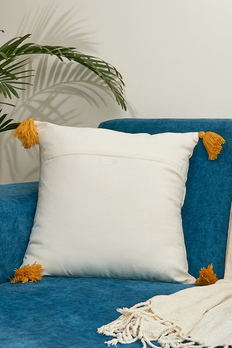 Nurture India Dandelion Dreams Embroidered Cushion Cover 16x16