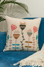 Nurture India Abstract Embroidered Cushion Cover