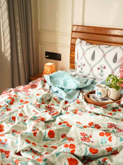 local-kala-double-bed-reversible-mul-dohar-ambarsariya-red