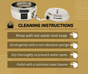 Stainless Steel Ghee Pot & Oil Container – Storage Container
